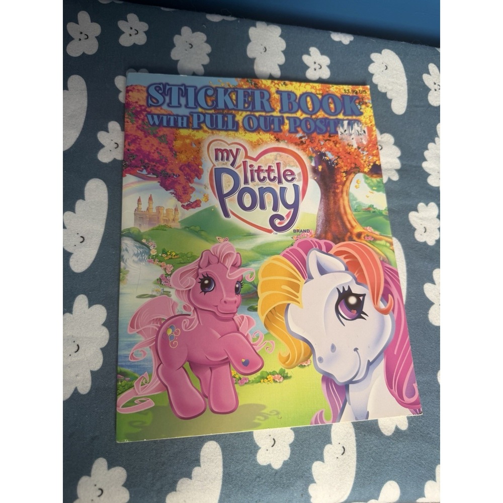 2004 My Little Pony Sticker Book w Pull Out Poster UNUSED All Stickers G3 Hasbro